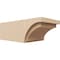 Ekena Millwork 6in. W x 4in. H x 12in. L Rivera Woodgrain TimberThane Rafter Tail, Primed Tan RFTUR06X04X12RIVRCPR - alternate 1